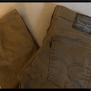 Men’s Levi Chino Pants in Dark Forest Green 🌳